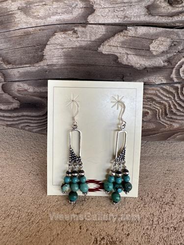 Signature Turquoise Earrings by Myra Gadson